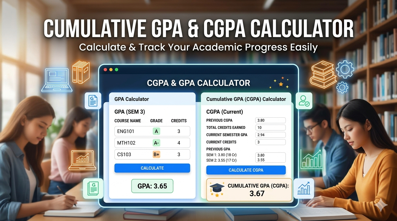 Cumulative GPA & CGPA Calculator: Easy GPA Tracking